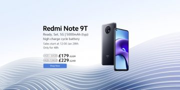 Xiaomi announces Redmi Note 9T for UK, bringing premium innovation and 5G speeds
